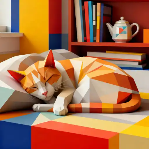 Suprematism interpreted with 3D Painting