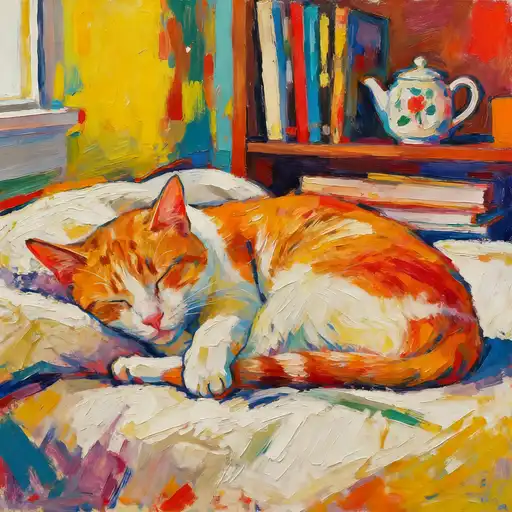 Abstract Expressionism interpreted with Acrylic