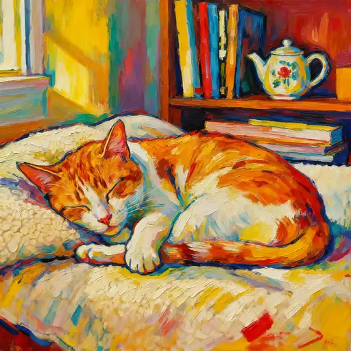 Expressionism interpreted with Acrylic