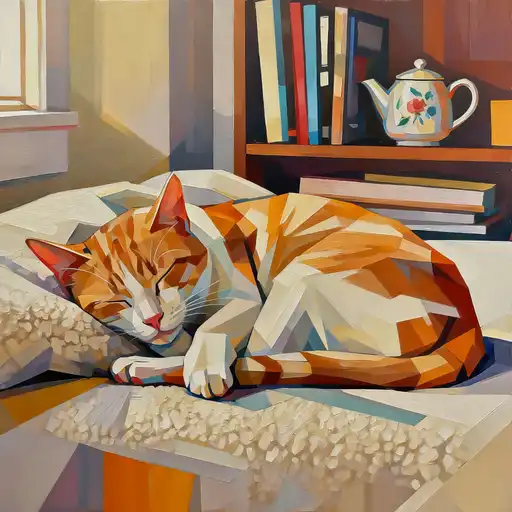 Futurism interpreted with Acrylic