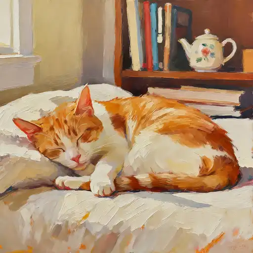 Impressionism interpreted with Acrylic