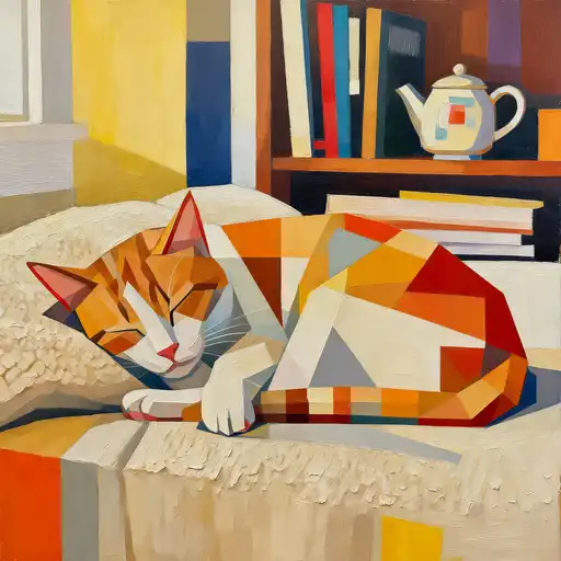 Suprematism interpreted with Acrylic