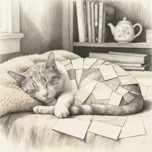 Collage Art interpreted with Charcoal