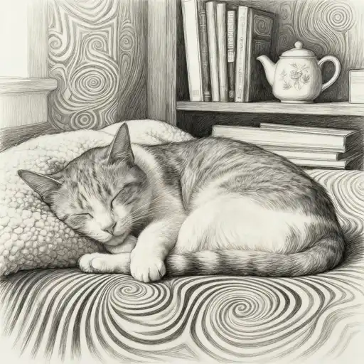 Op Art interpreted with Charcoal