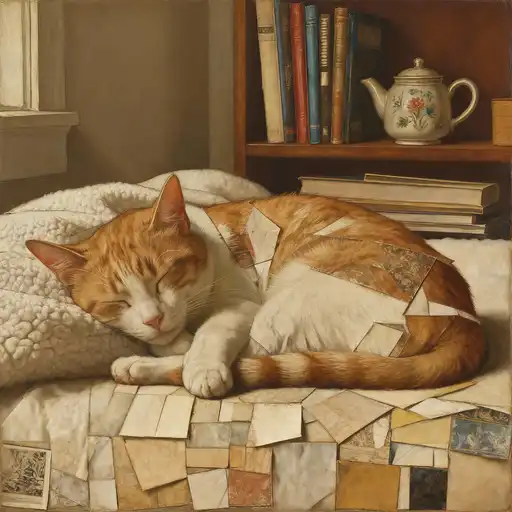 Classicism interpreted with Collage