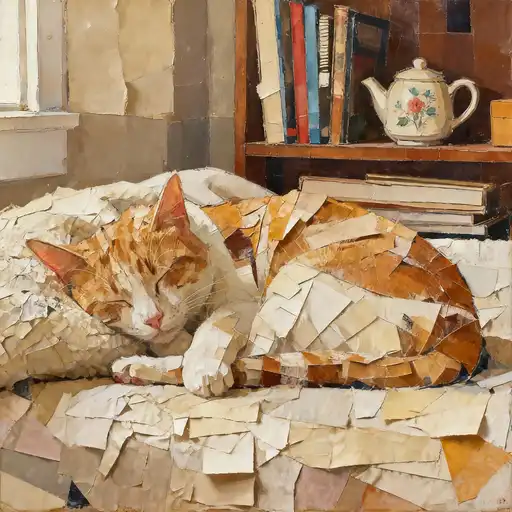 Collage Art interpreted with Collage