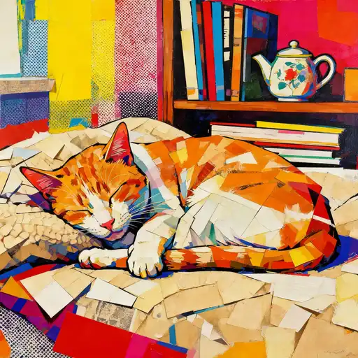 Pop Art interpreted with Collage