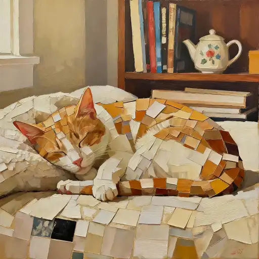 Realism interpreted with Collage