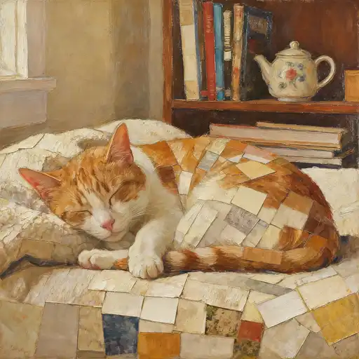 Romanticism interpreted with Collage