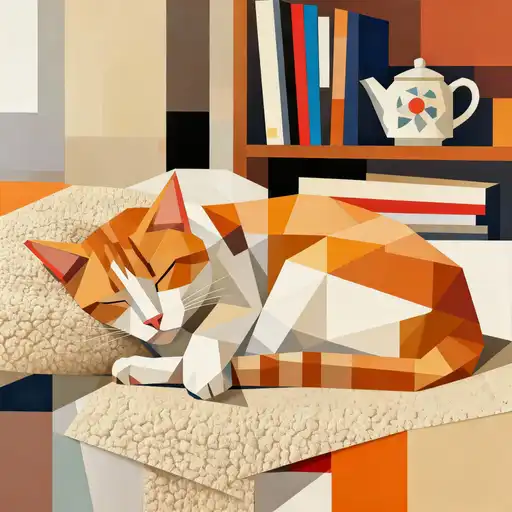 Suprematism interpreted with Collage