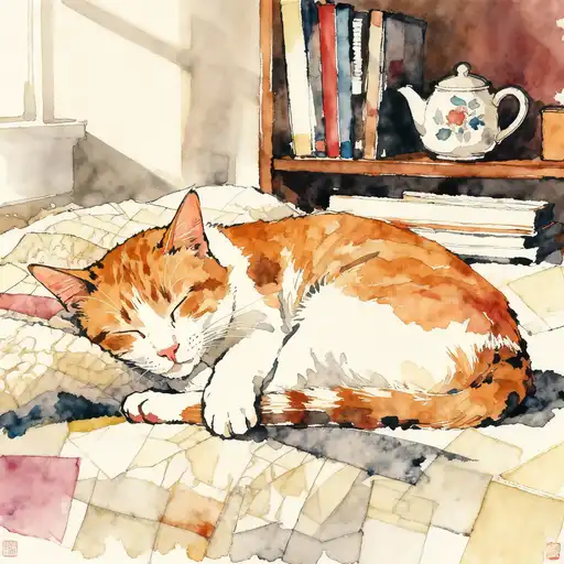 Collage Art interpreted with Color Ink