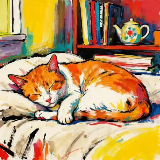 Neo-Expressionism interpreted with Color Ink