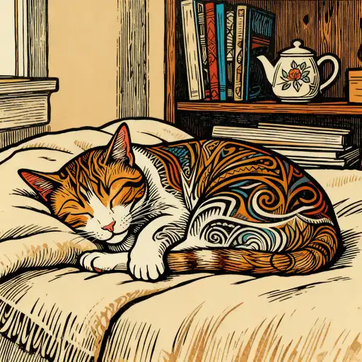 Tribal Art interpreted with Color Ink