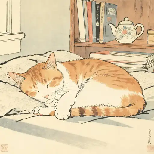 Ukiyo-e interpreted with Color Ink