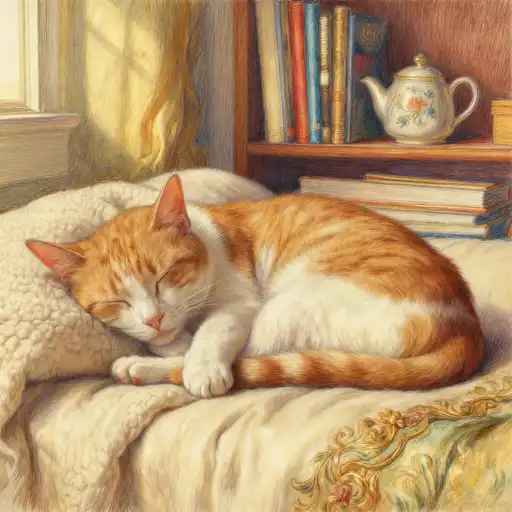 Baroque interpreted with Colored Pencil