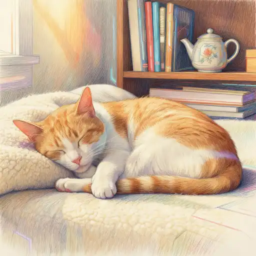 Futurism interpreted with Colored Pencil