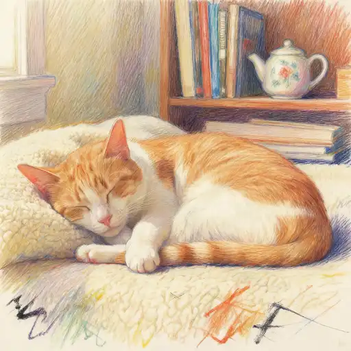 Informalism / Art Informel interpreted with Colored Pencil