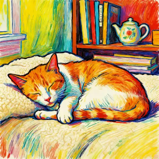 Neo-Expressionism interpreted with Colored Pencil