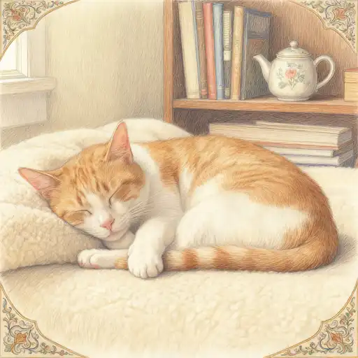 Persian Miniature interpreted with Colored Pencil