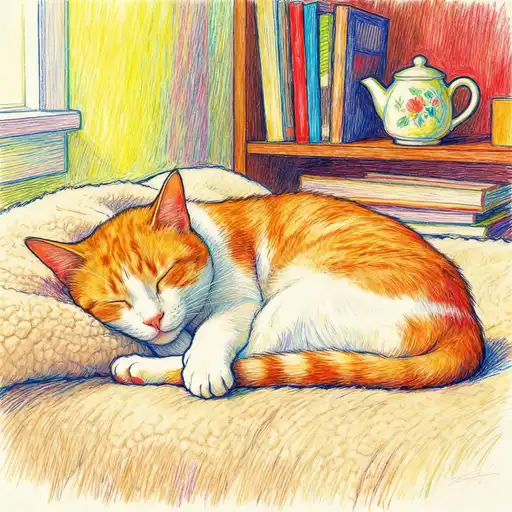 Pop Art interpreted with Colored Pencil