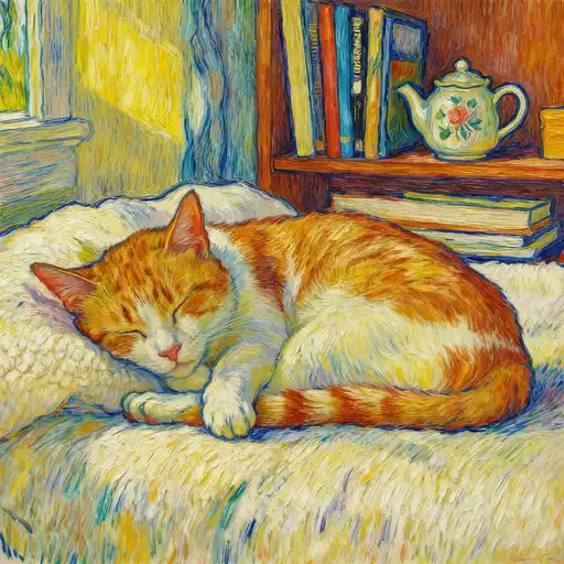 Post-Impressionism interpreted with Colored Pencil