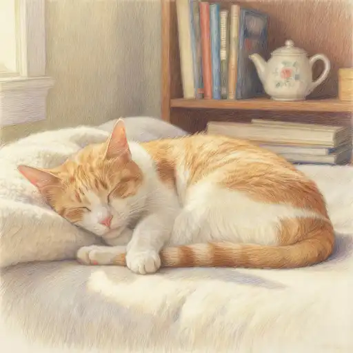 Romanticism interpreted with Colored Pencil