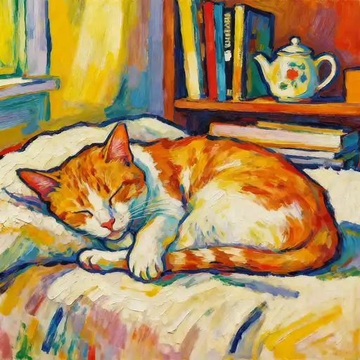 Fauvism interpreted with Gouache