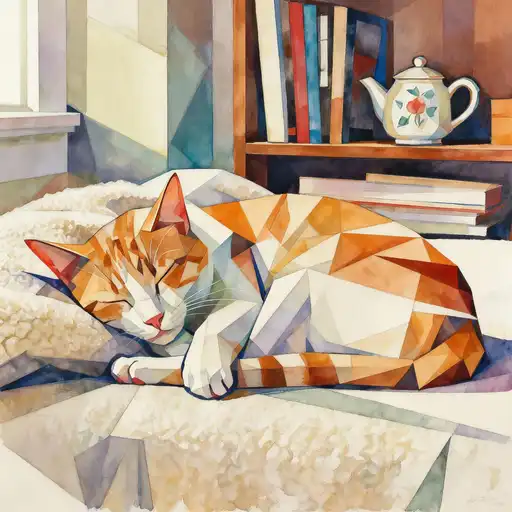 Futurism interpreted with Gouache