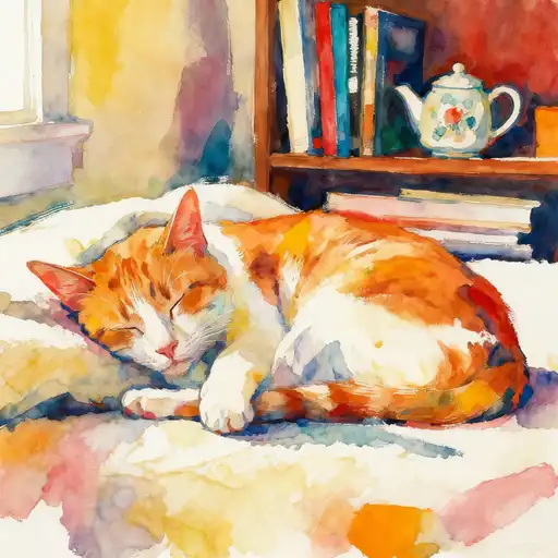 Lyrical Abstraction interpreted with Gouache