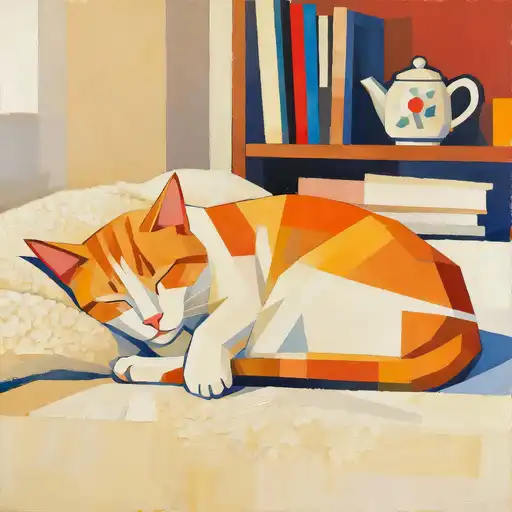 Suprematism interpreted with Gouache