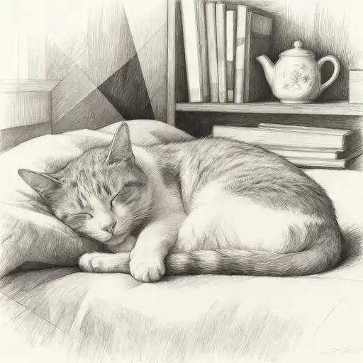 Abstract Art interpreted with Graphite