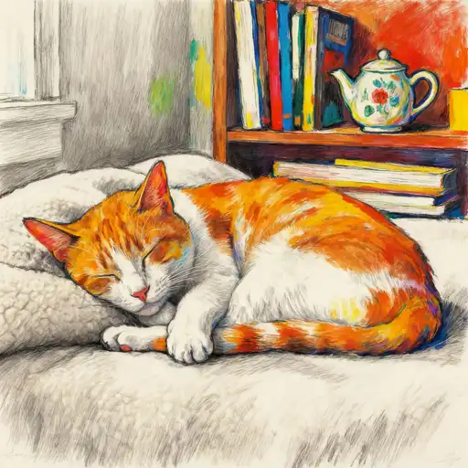 Fauvism interpreted with Graphite