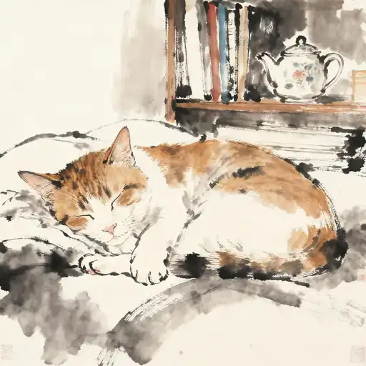 Informalism / Art Informel interpreted with Ink Painting