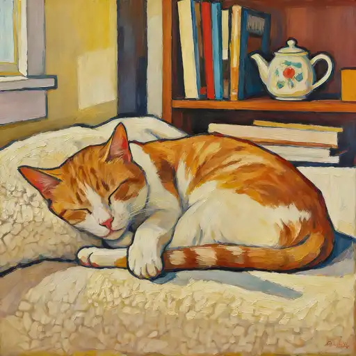 Dadaism interpreted with Oil Painting