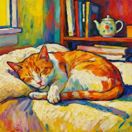 Fauvism interpreted with Oil Painting