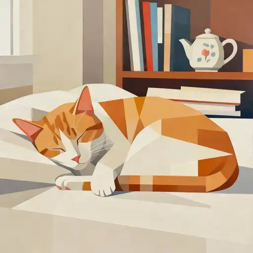 Minimalism interpreted with Oil Painting