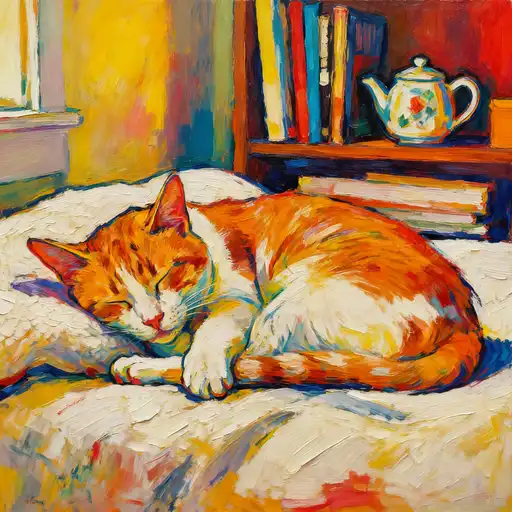 Neo-Expressionism interpreted with Oil Painting