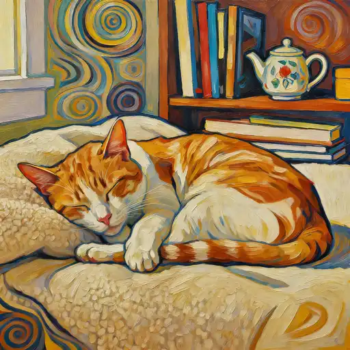 Op Art interpreted with Oil Painting