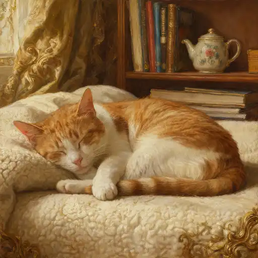 Rococo interpreted with Oil Painting