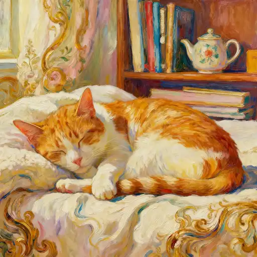 Rococo interpreted with Poster Color