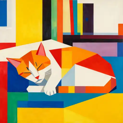 Suprematism interpreted with Poster Color