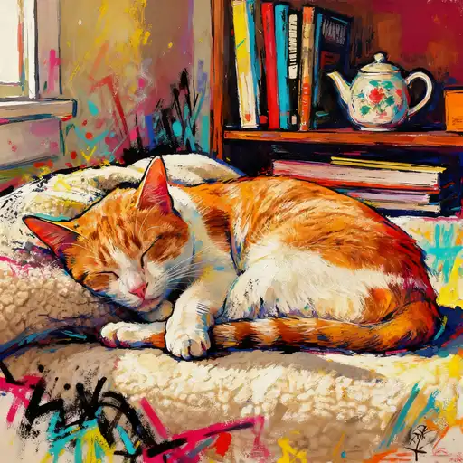 Abstract Art interpreted with Spray Painting/Graffiti