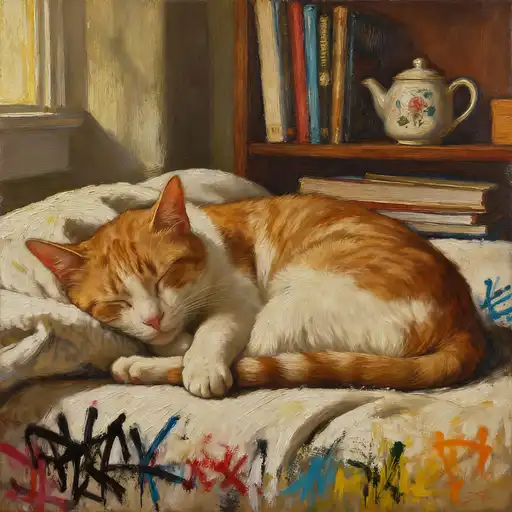 Renaissance Style interpreted with Spray Painting/Graffiti