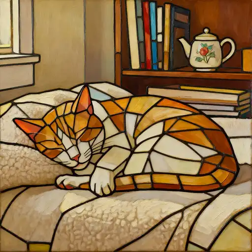 Classicism interpreted with Stained Glass