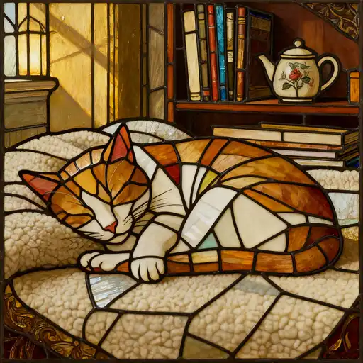 Renaissance Style interpreted with Stained Glass