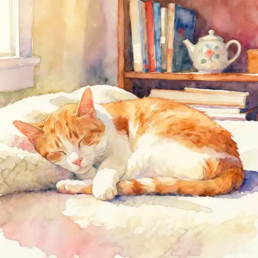 Color Field Painting interpreted with Watercolor