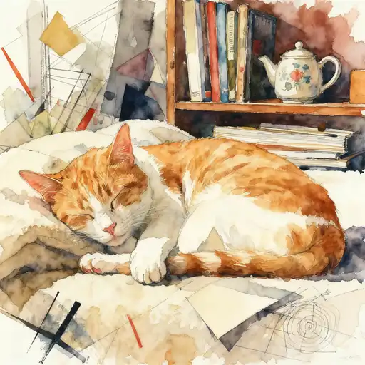 Dadaism interpreted with Watercolor