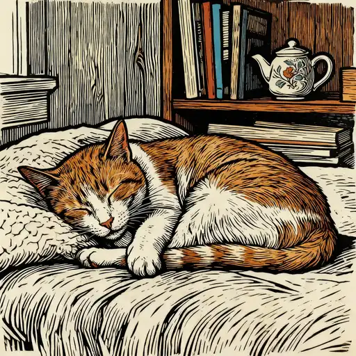 Neo-Expressionism interpreted with Woodcut